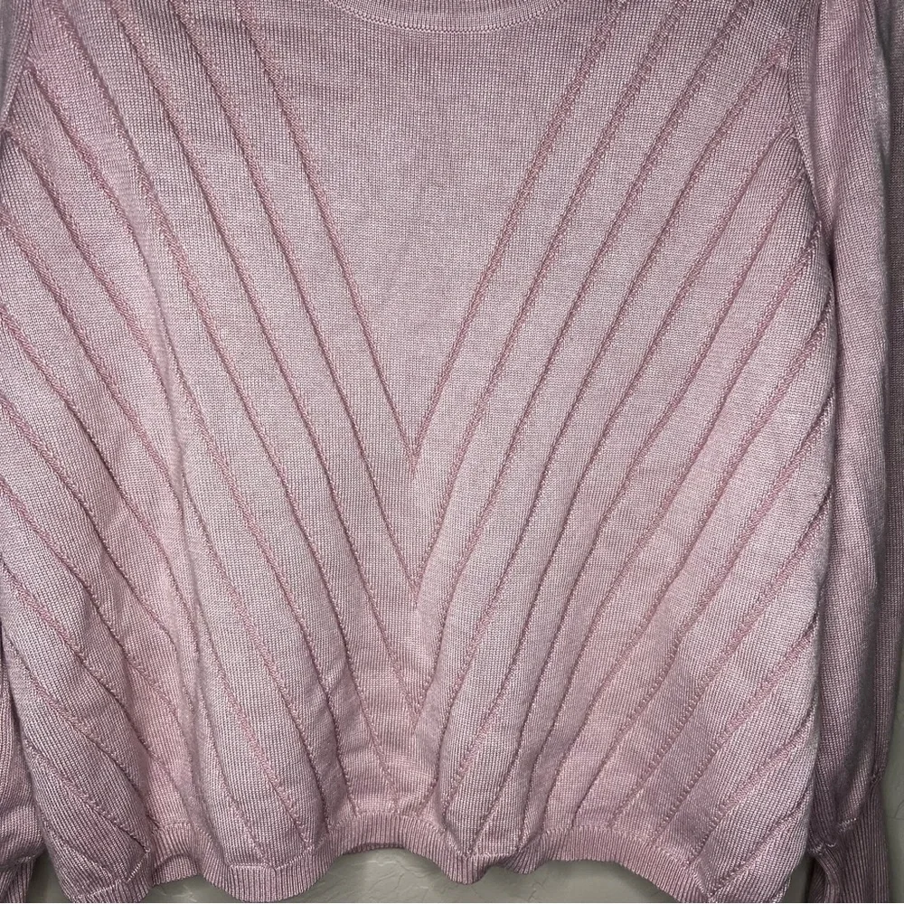 IO Mauve‎ Lantern Sleeves Sweater